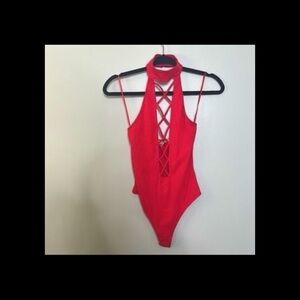 Express Red Bodysuit